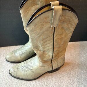 Ramrod Men's Cowboy Boots Size 11-11.5 (See Photos) Tan 46228